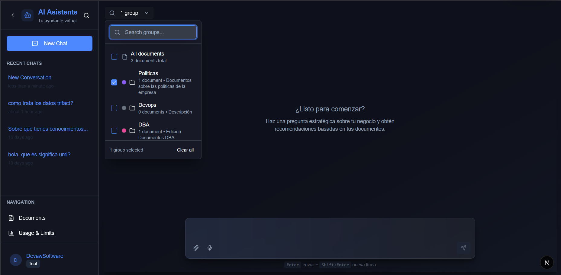 AI assistant for Businesses
